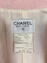 Chanel pink tweed set