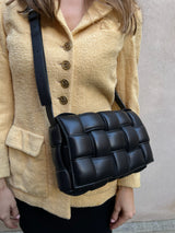 Bottega Veneta padded cassette bag black