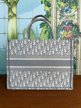 Christian Dior book tote grey medium