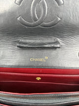 Chanel vintage single Flap Bag black medium/large