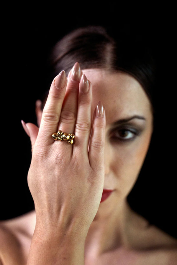 Sägen Stella golden Rain Ring