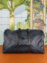 Louis Vuitton Keepall 45, Damier Cobalt