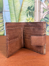 Gucci GG canvas brown vintage wallet