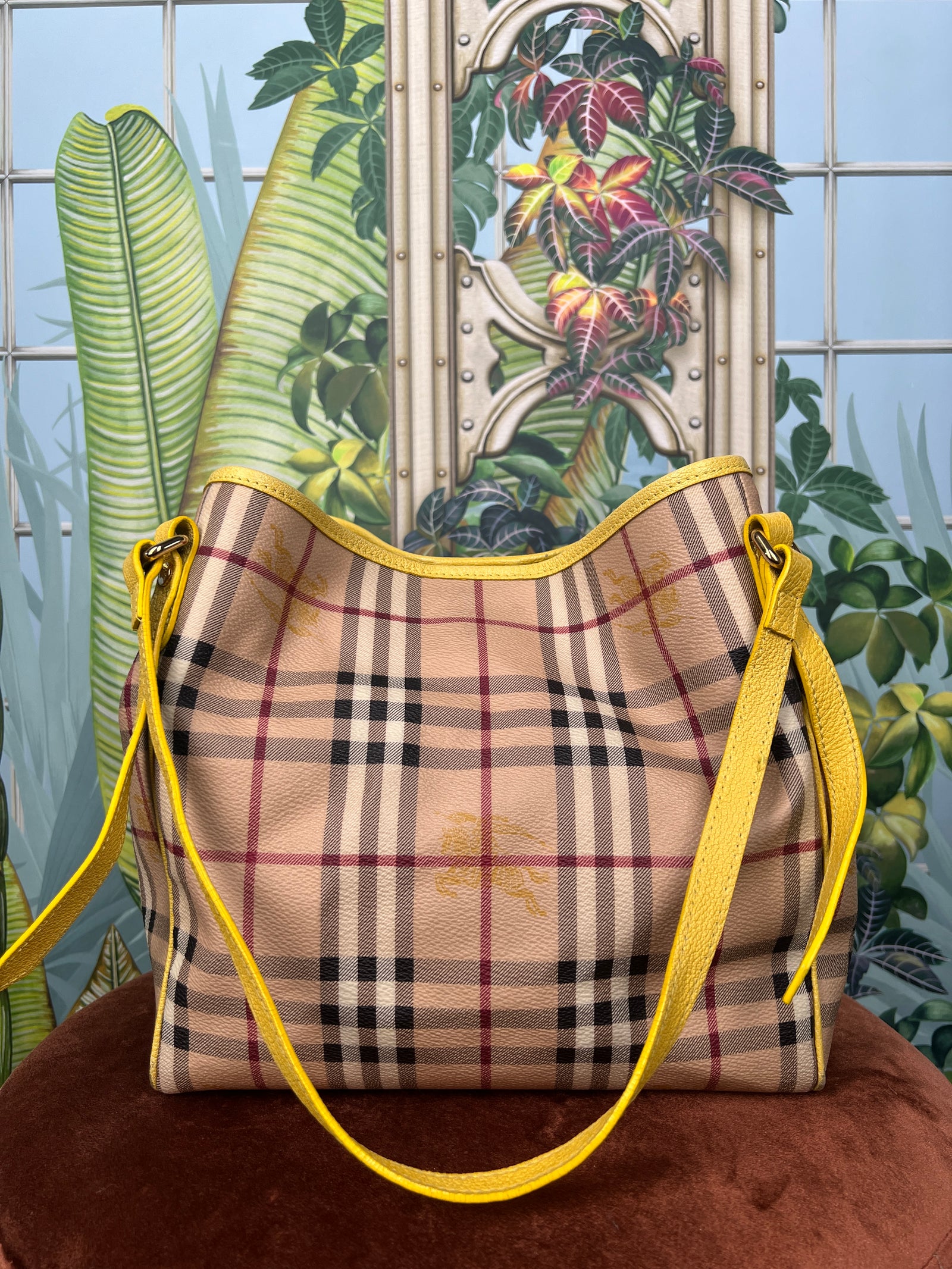 Burberry classic check coated canvas Canterbury tote