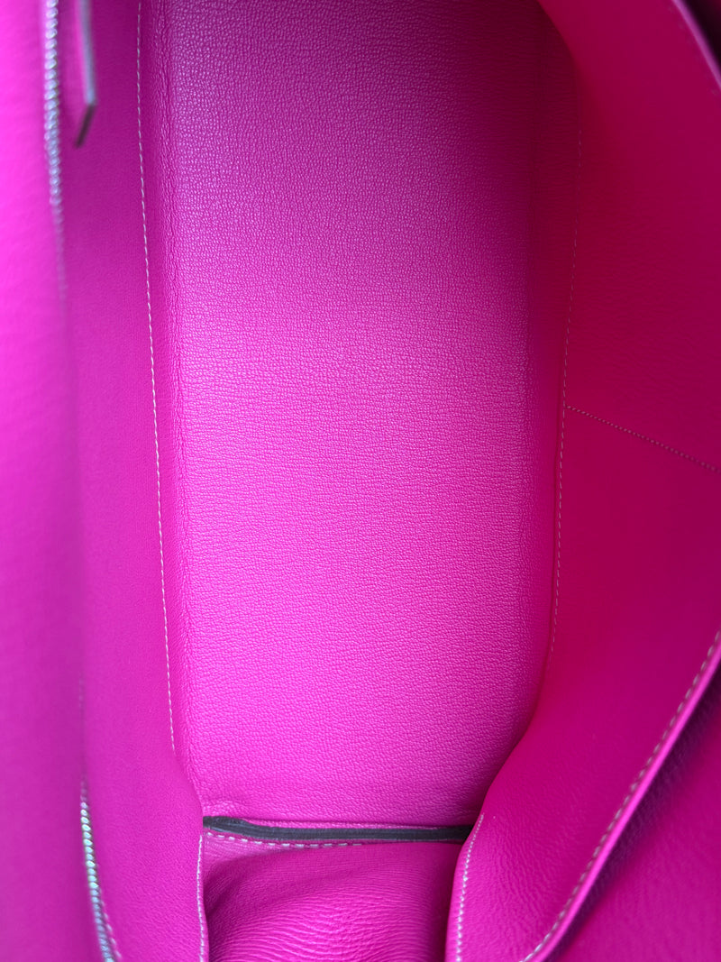 Hermès Kelly 32 Epsom Leather Retourne Tosca Candy with Palladium Hardware