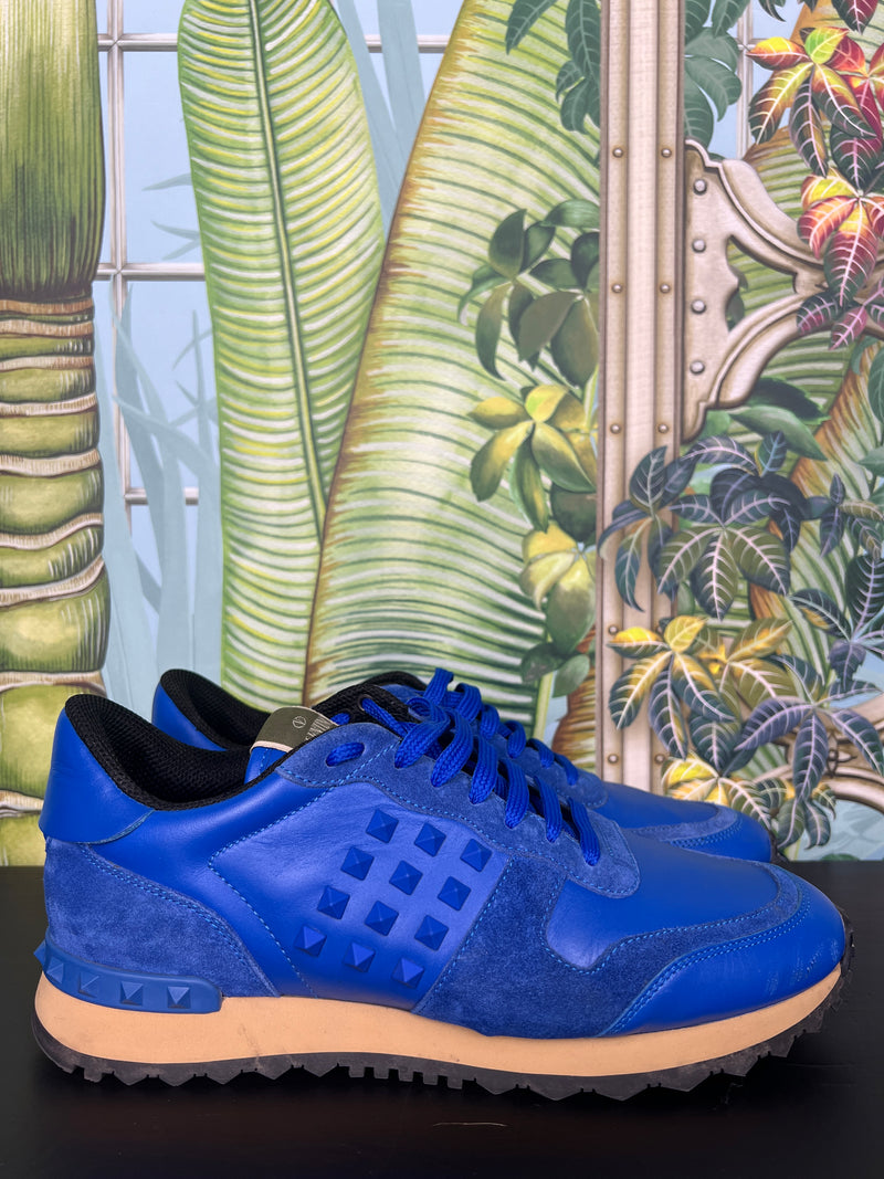 Valentino rock runner sneakers blue