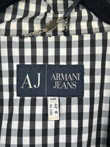 Armani jacket black and white