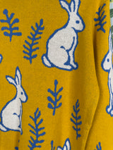 Yellow/blue set with rabbits