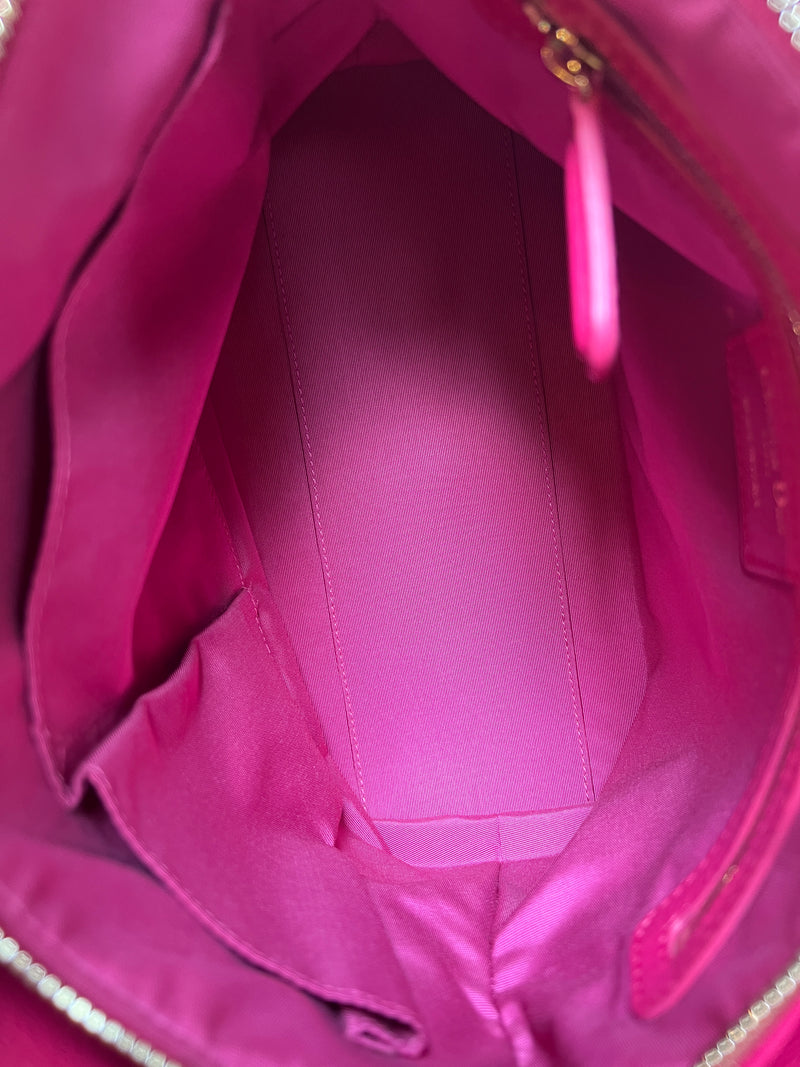 Christian Dior Granville pink leather bag