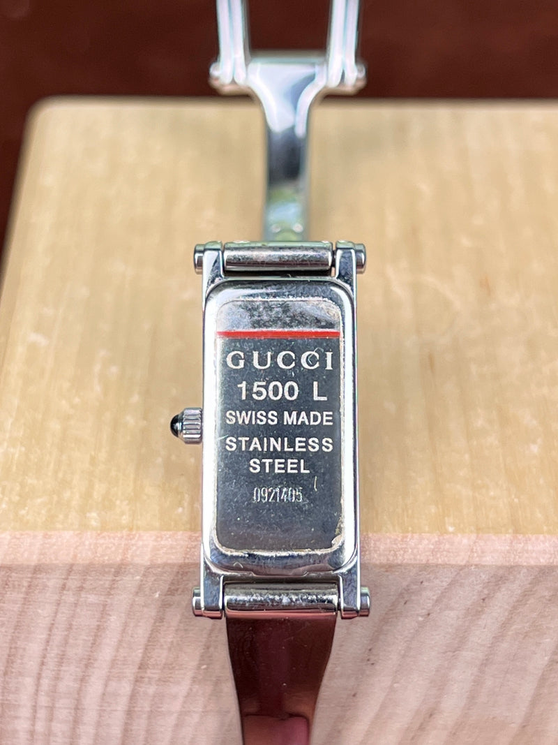 Gucci steel watch