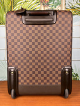 Louis Vuitton pegase 55 Damtier ebene suitcase