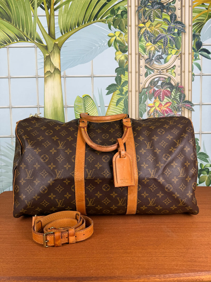 Louis Vuitton Keepall 50, monogram canvas