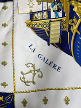 Hermés silk scarf La Galére