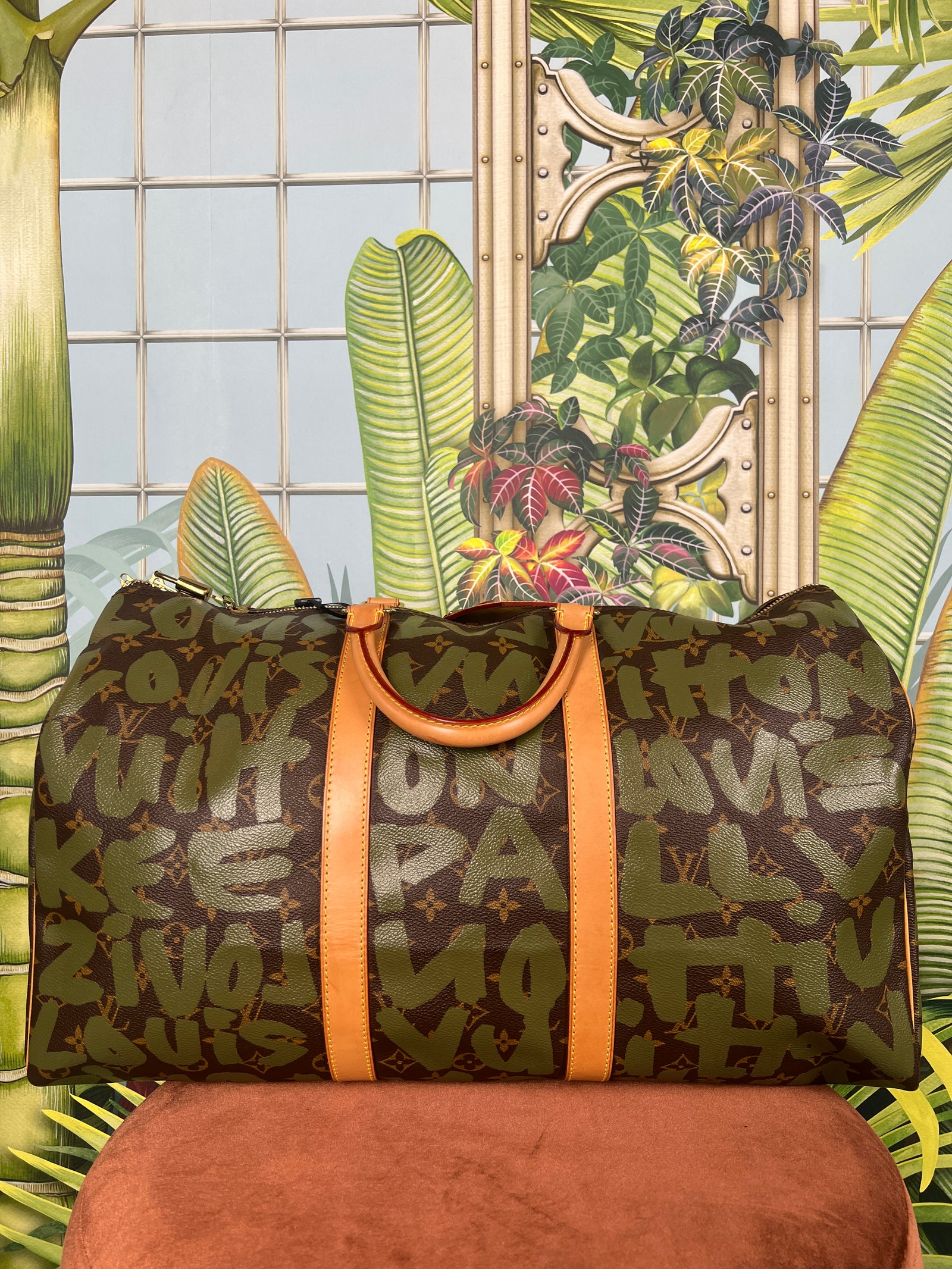 Keepall Louis Vuitton Graffiti Bag Monogram Graffiti Louis Vuitton