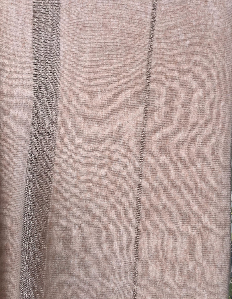 8 design knitted cashmere scarf sandstone