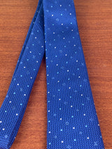 Louis Vuitton tie blue with dots and logo
