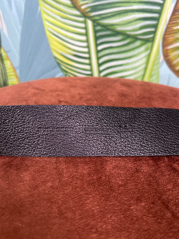 Burberry leather belt
