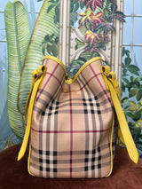 Burberry classic check coated canvas Canterbury tote