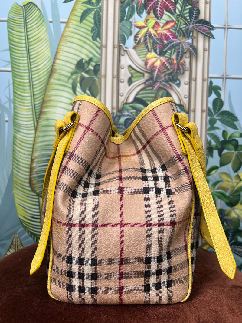 Burberry classic check coated canvas Canterbury tote