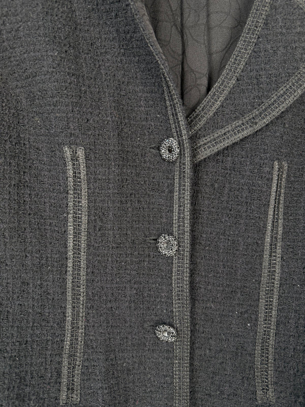 Chanel black tweed blazer 2002’s Cruise Collection