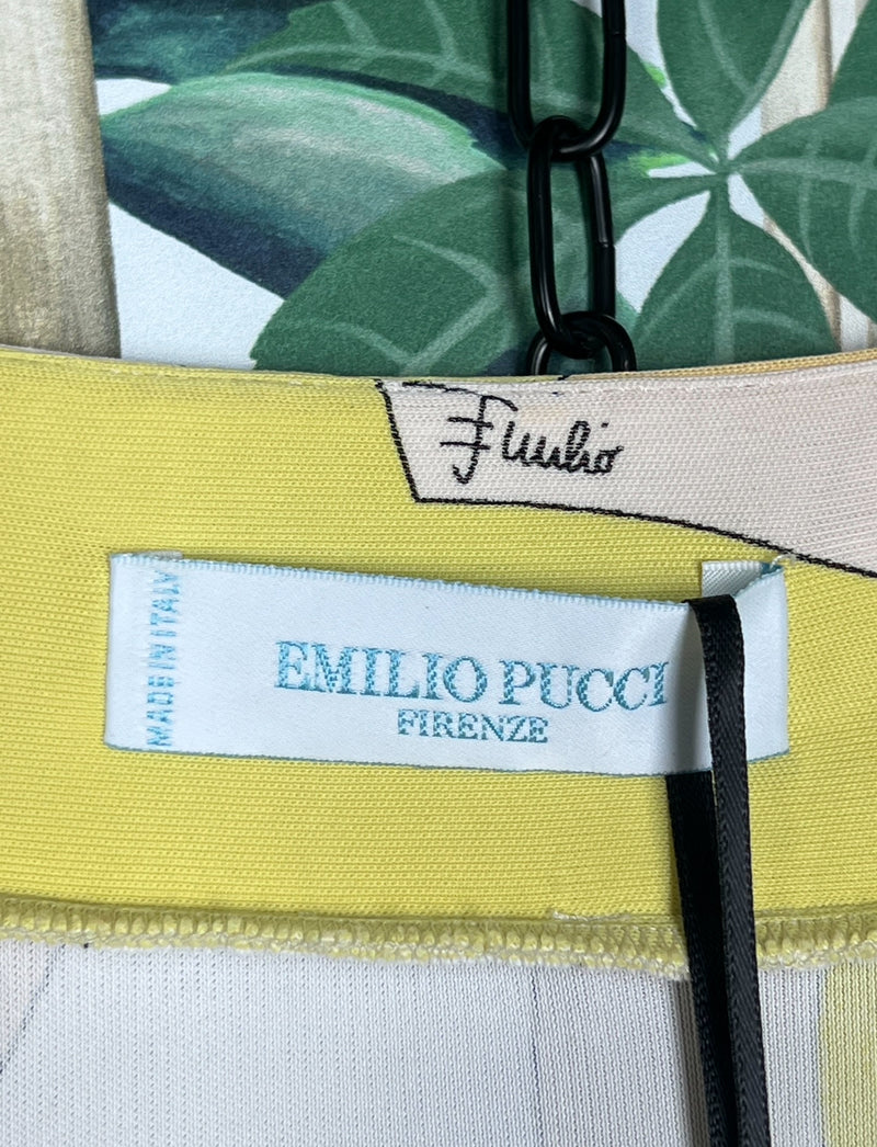 Emilio Pucci dress Green, Yellow