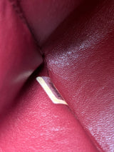 Chanel vintage double Flap Bag black with flat chain medium/large