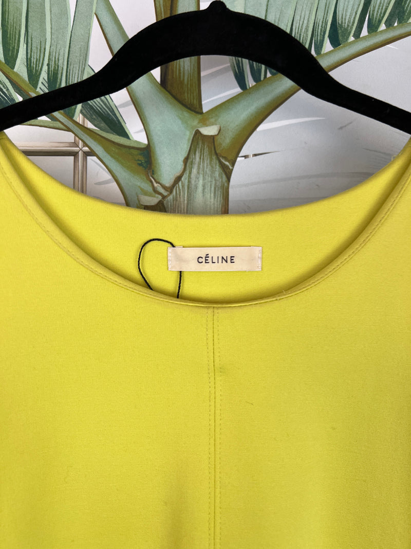 Céline dress yellow/green