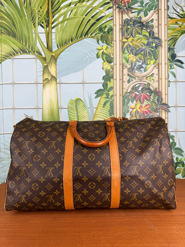 Louis Vuitton Keepall 50, monogram canvas