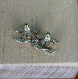 Chanel CC earrings