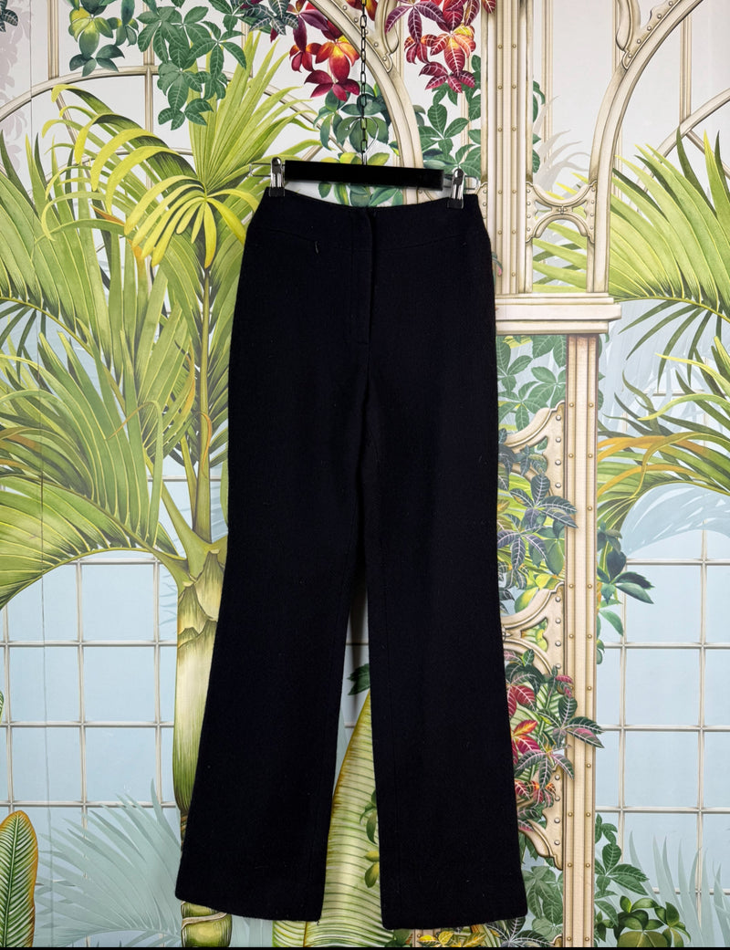 Chanel tweed sporty pants black 2000s fall collection