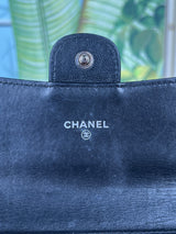 Chanel wallet timeless black calf