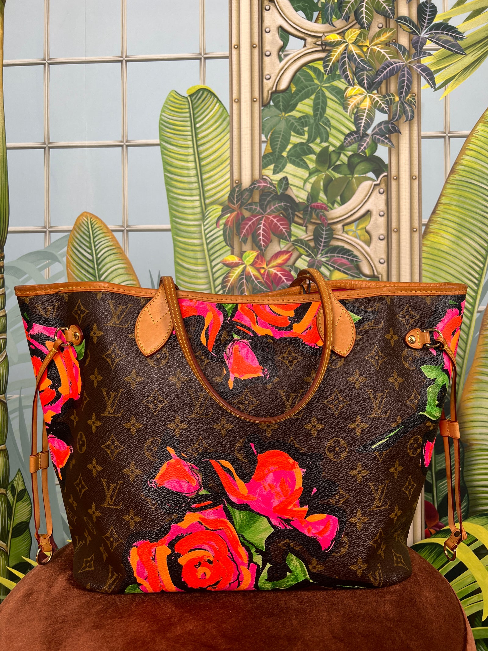 Louis Vuitton x Stephen Sprouse roses Neverfull MM A Piece Lux