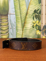 Louis Vuitton reversible belt monogram/black