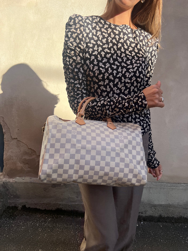 Louis Vuitton speedy 35 damier azur