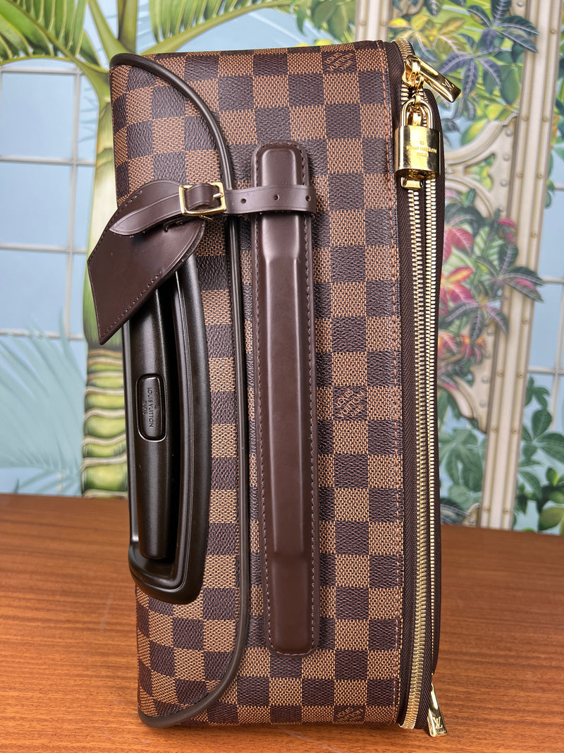 Louis Vuitton pegase 55 Damtier ebene suitcase