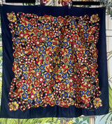 Chanel scarf blue/multicolor