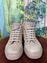 Louis Vuitton nubuck punchy high top sneakers