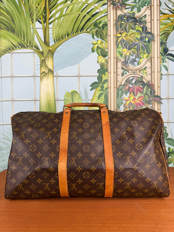 Louis Vuitton Keepall 50, monogram canvas