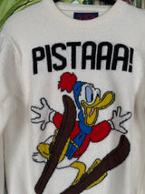 Saint barth white wool sweater Donald Duck