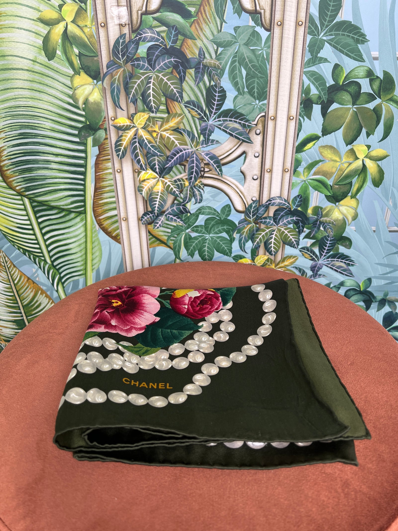 Chanel green scarf – A Piece Lux