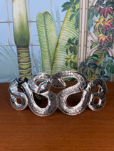 Roberto Cavalli Cintura snake specchio las pit belt