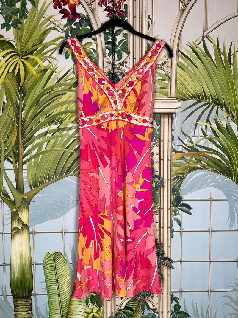 emilio pucci dress pink Pucci Girls Onde Shirt Dress in Pink 4 Yrs