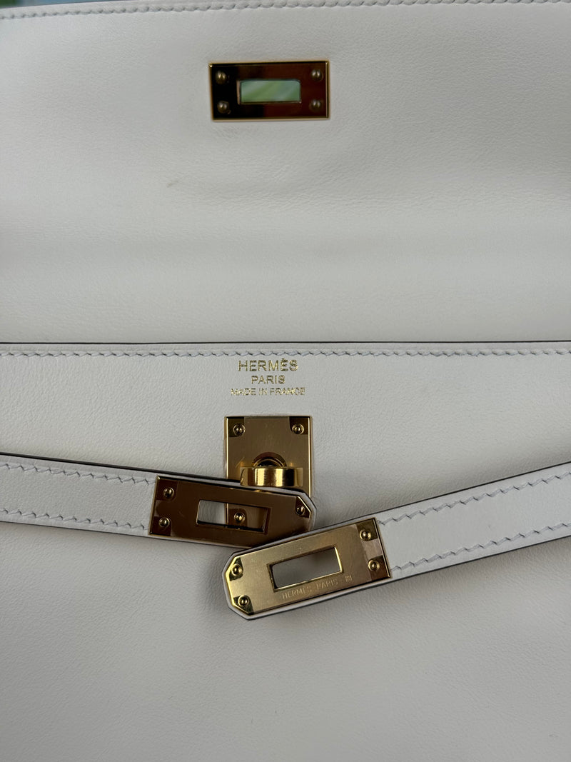 Hermès Kelly 25 retourne Nata, swift, gold hardware