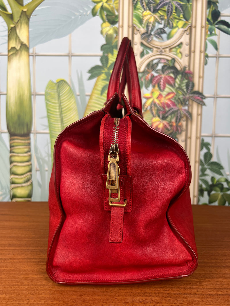 Yves Saint laurent Cabas Y-line bag red