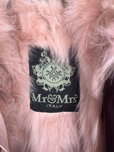 Mr&Mrs fur parka jacket pink