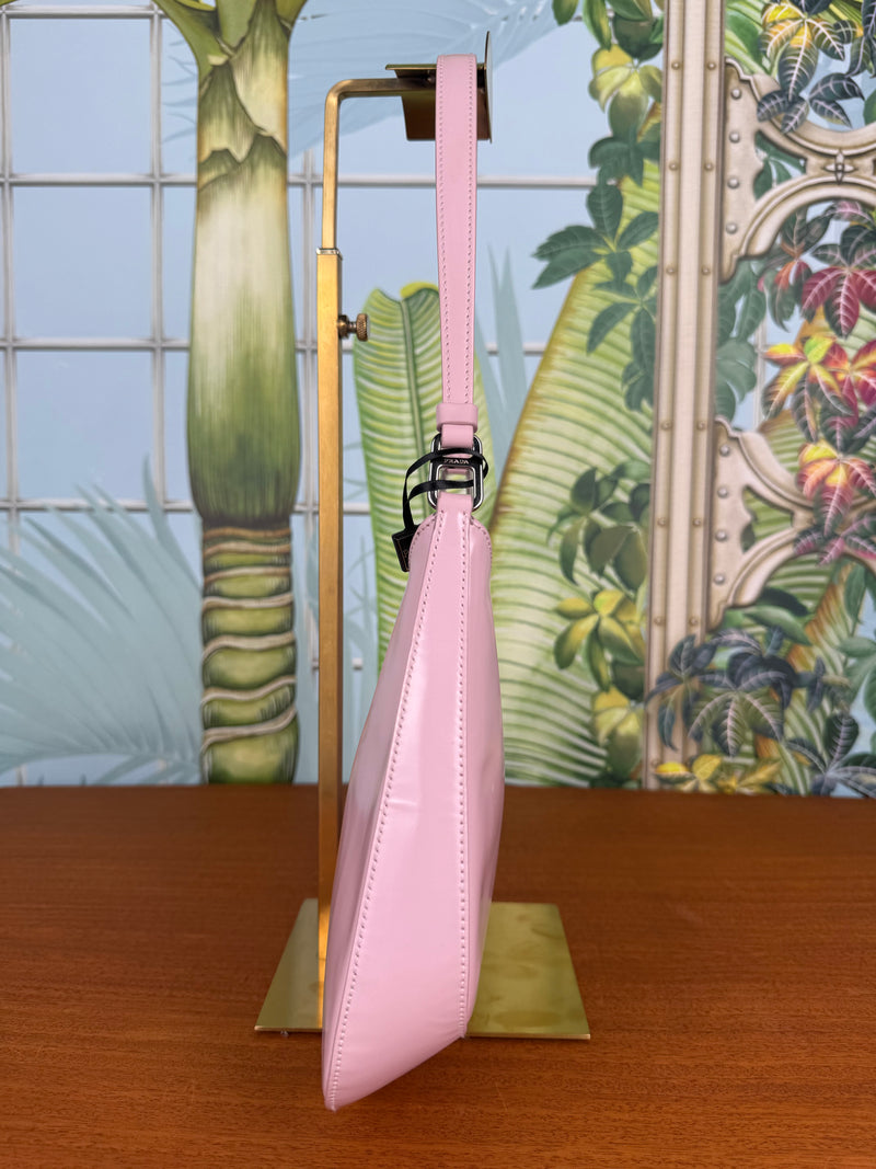 Prada cleo pink leather bag