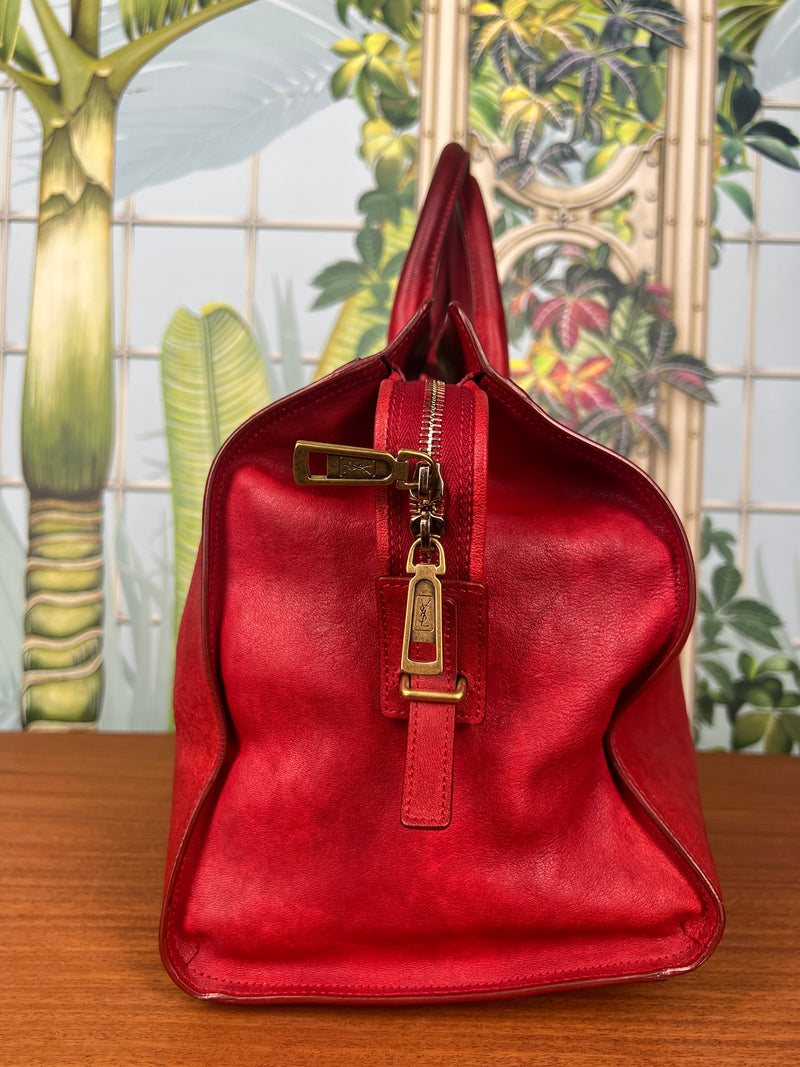 Yves Saint laurent Cabas Y-line bag red