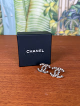 Chanel CC earrings stones