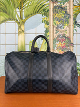 Louis Vuitton Keepall 45, Damier Cobalt