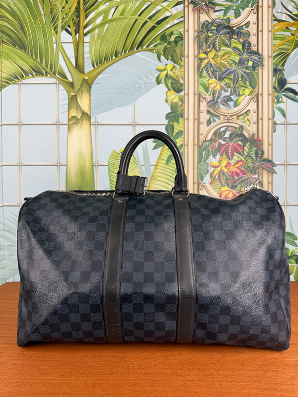 Louis Vuitton Keepall 45, Damier Cobalt